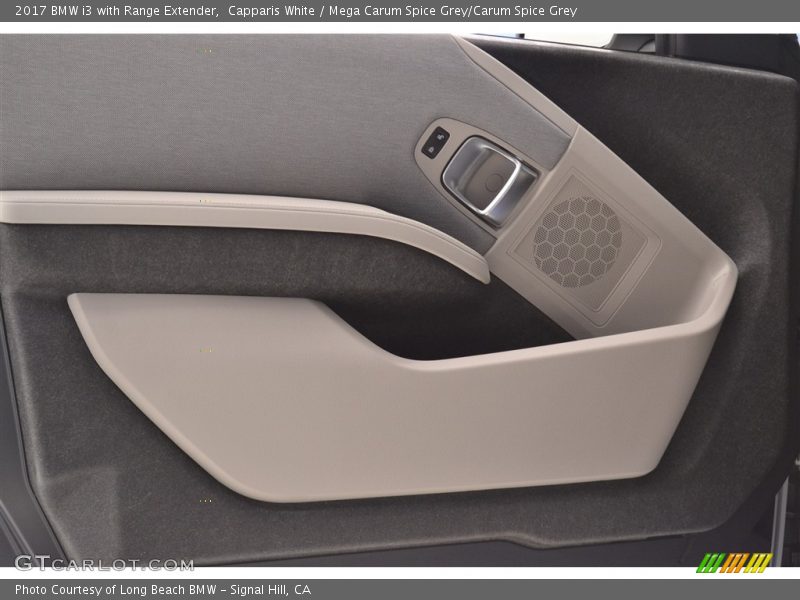 Capparis White / Mega Carum Spice Grey/Carum Spice Grey 2017 BMW i3 with Range Extender