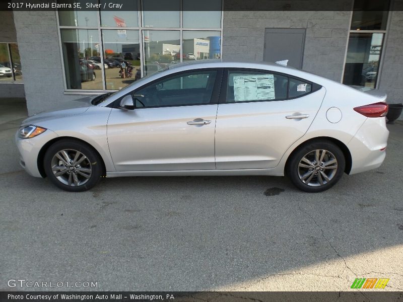 Silver / Gray 2017 Hyundai Elantra SE