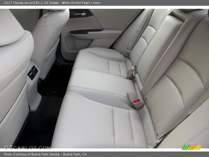 White Orchid Pearl / Ivory 2017 Honda Accord EX-L V6 Sedan