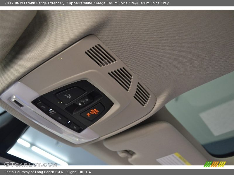 Capparis White / Mega Carum Spice Grey/Carum Spice Grey 2017 BMW i3 with Range Extender