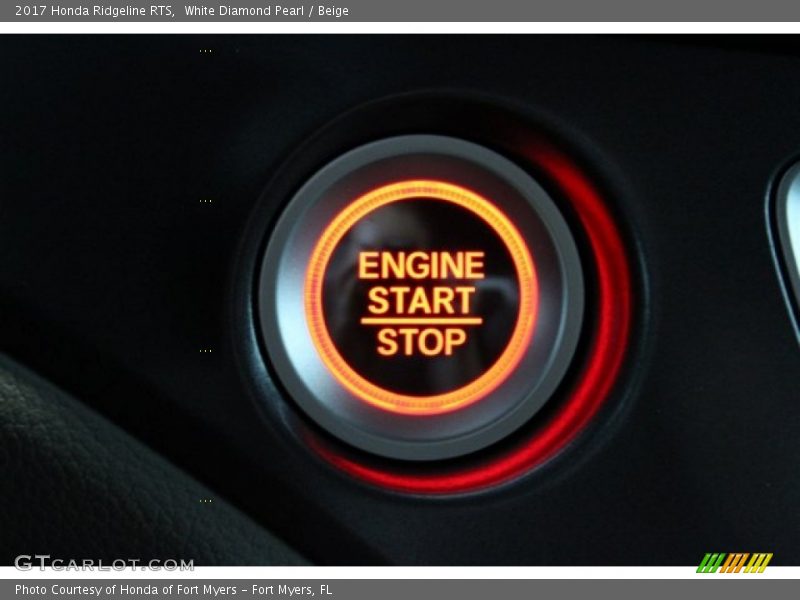 White Diamond Pearl / Beige 2017 Honda Ridgeline RTS