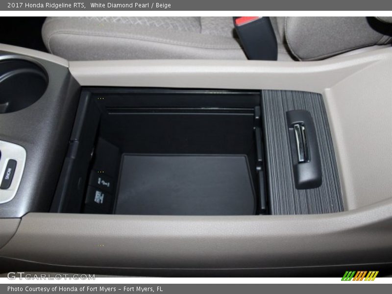 White Diamond Pearl / Beige 2017 Honda Ridgeline RTS