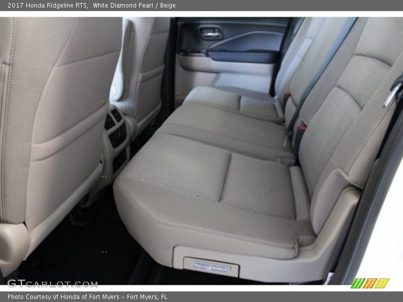 White Diamond Pearl / Beige 2017 Honda Ridgeline RTS