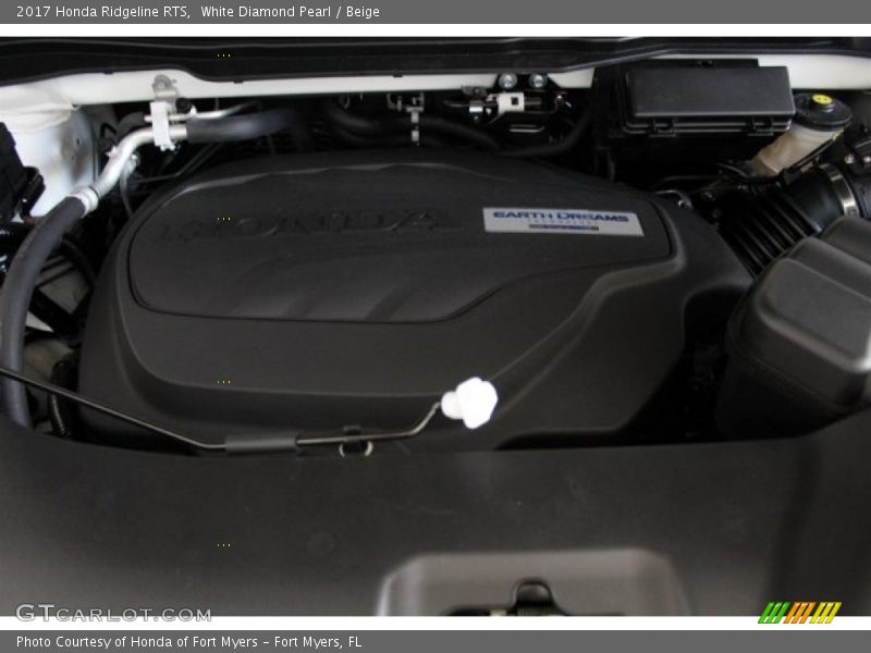 White Diamond Pearl / Beige 2017 Honda Ridgeline RTS