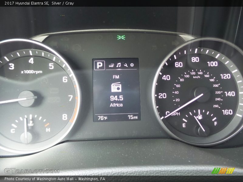 Silver / Gray 2017 Hyundai Elantra SE