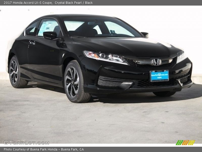 Crystal Black Pearl / Black 2017 Honda Accord LX-S Coupe