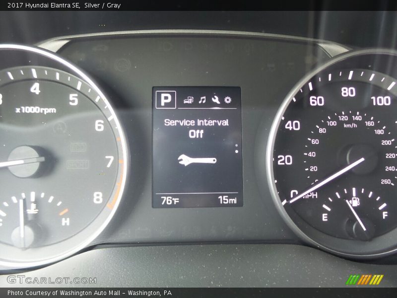 Silver / Gray 2017 Hyundai Elantra SE