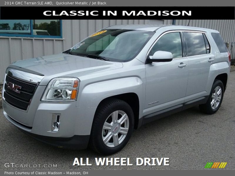 Quicksilver Metallic / Jet Black 2014 GMC Terrain SLE AWD