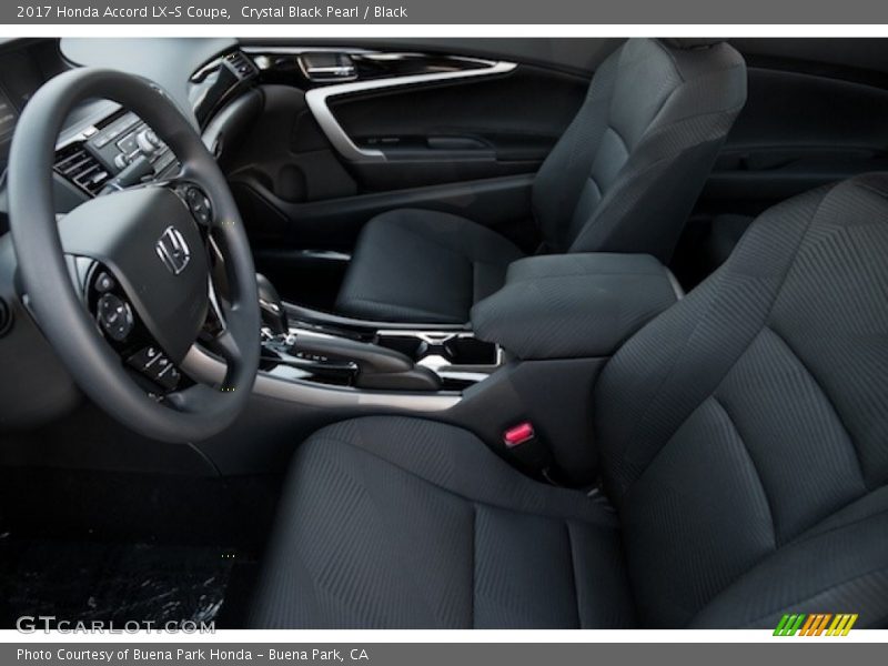 Crystal Black Pearl / Black 2017 Honda Accord LX-S Coupe
