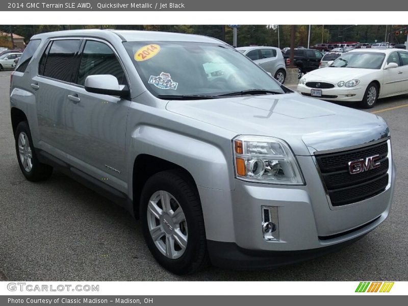 Quicksilver Metallic / Jet Black 2014 GMC Terrain SLE AWD