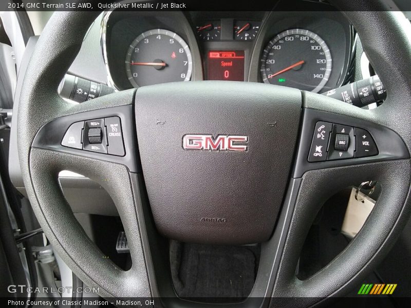 Quicksilver Metallic / Jet Black 2014 GMC Terrain SLE AWD