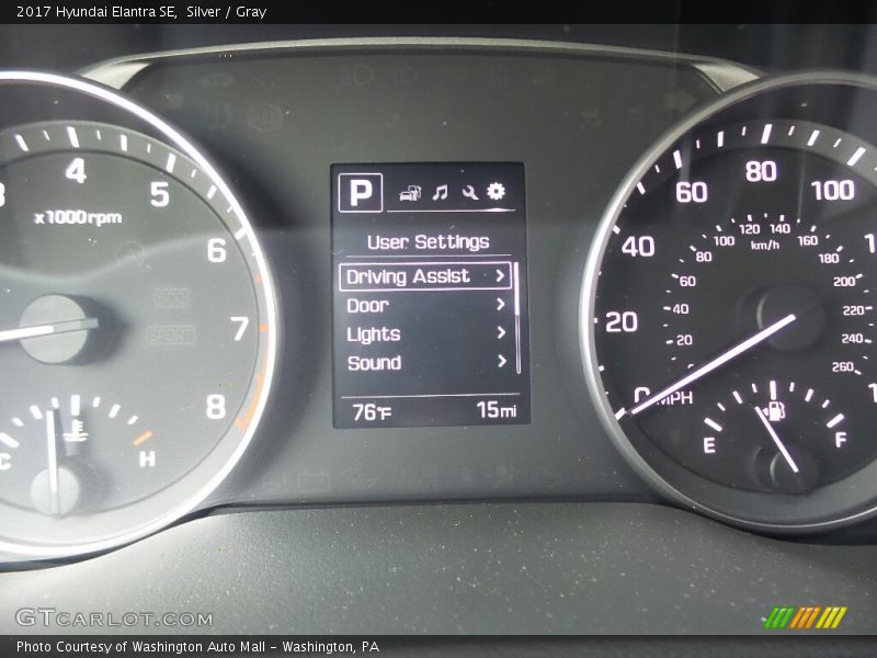 Silver / Gray 2017 Hyundai Elantra SE