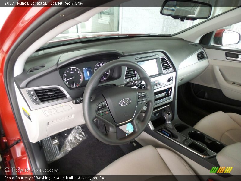  2017 Sonata SE Gray Interior