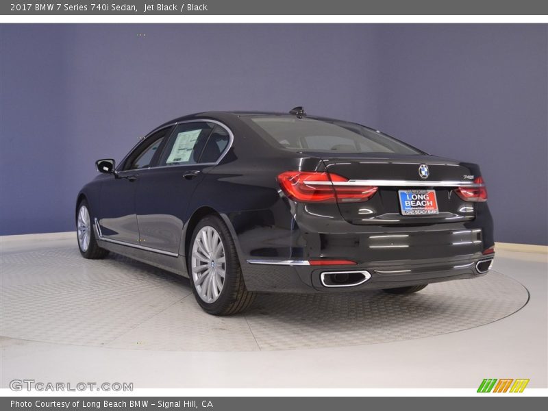 Jet Black / Black 2017 BMW 7 Series 740i Sedan