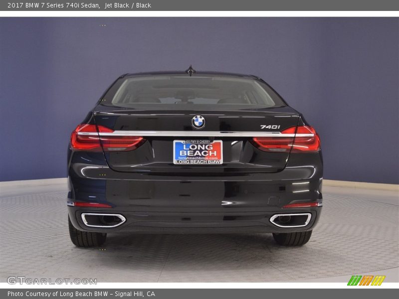 Jet Black / Black 2017 BMW 7 Series 740i Sedan