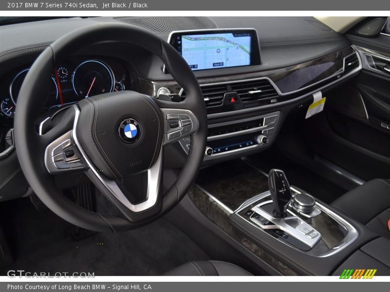 Jet Black / Black 2017 BMW 7 Series 740i Sedan