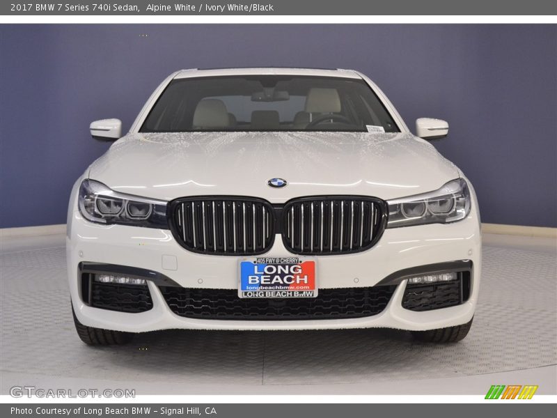 Alpine White / Ivory White/Black 2017 BMW 7 Series 740i Sedan
