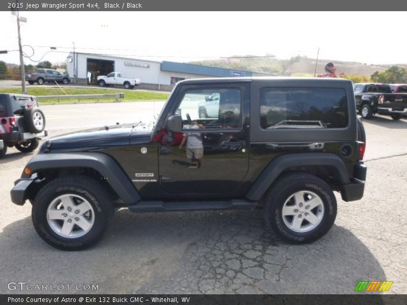Black / Black 2015 Jeep Wrangler Sport 4x4