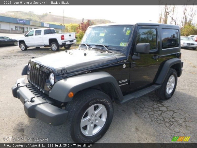 Black / Black 2015 Jeep Wrangler Sport 4x4