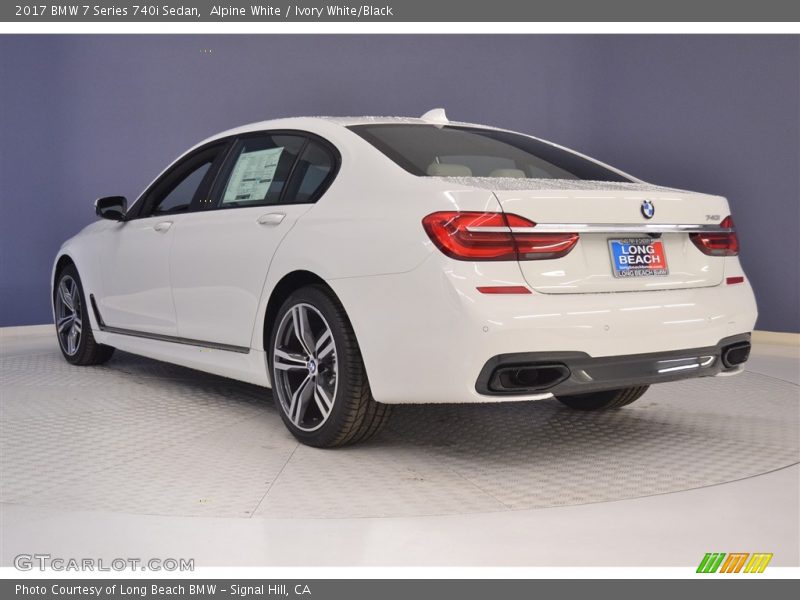 Alpine White / Ivory White/Black 2017 BMW 7 Series 740i Sedan