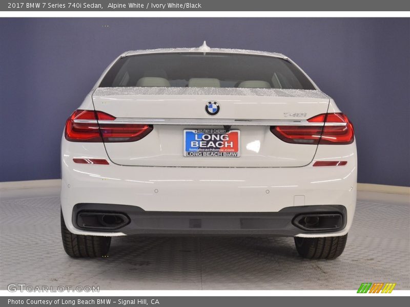 Alpine White / Ivory White/Black 2017 BMW 7 Series 740i Sedan