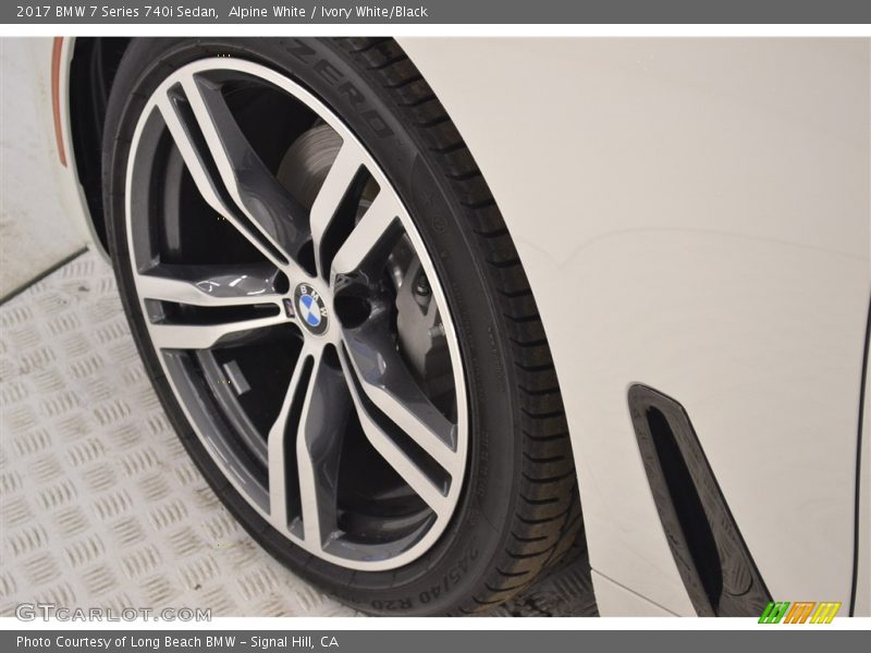 Alpine White / Ivory White/Black 2017 BMW 7 Series 740i Sedan