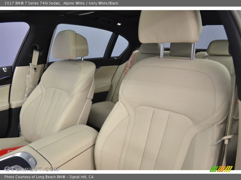 Alpine White / Ivory White/Black 2017 BMW 7 Series 740i Sedan
