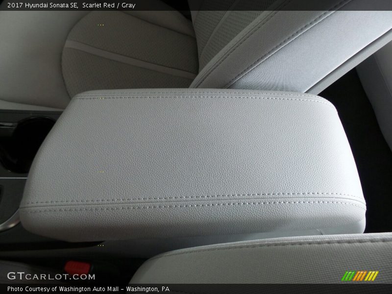 Scarlet Red / Gray 2017 Hyundai Sonata SE