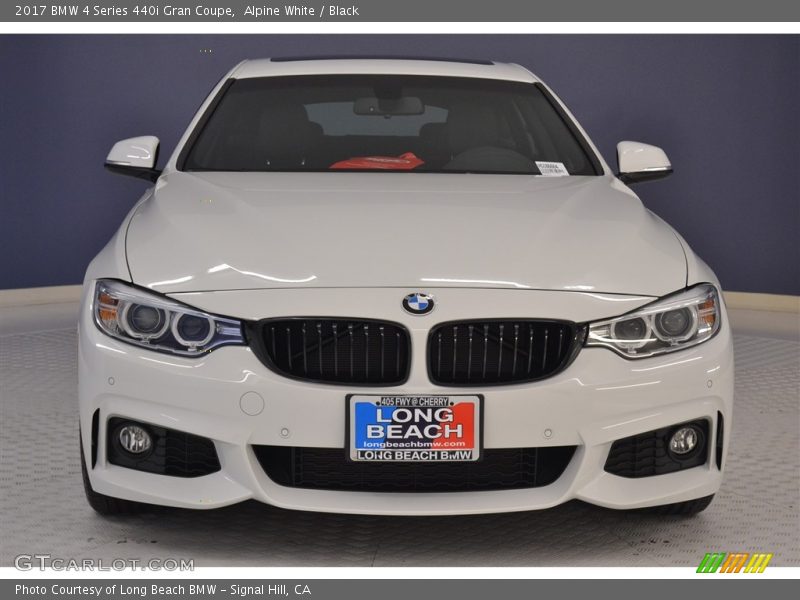 Alpine White / Black 2017 BMW 4 Series 440i Gran Coupe