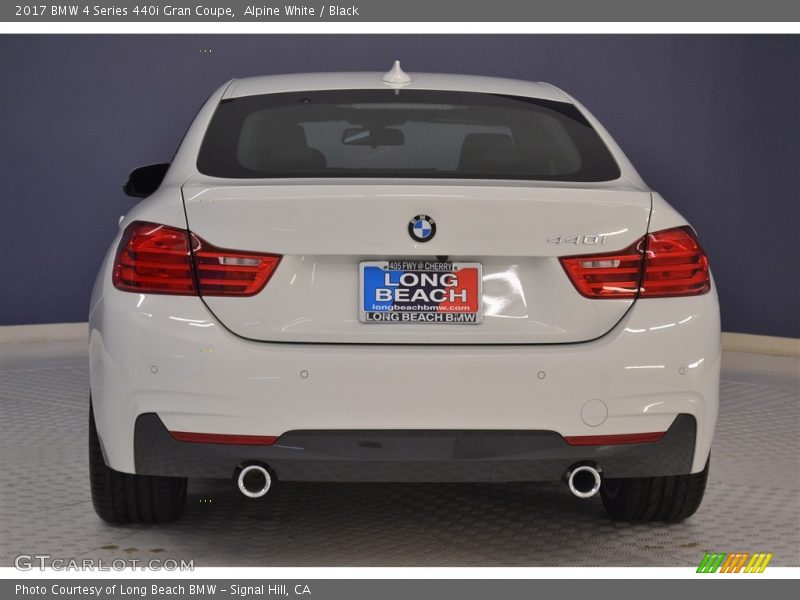 Alpine White / Black 2017 BMW 4 Series 440i Gran Coupe