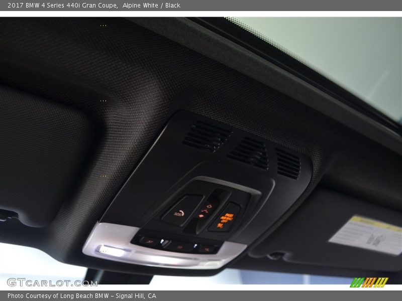 Alpine White / Black 2017 BMW 4 Series 440i Gran Coupe