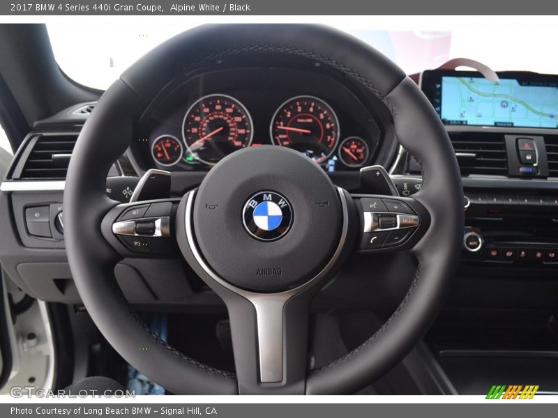 Alpine White / Black 2017 BMW 4 Series 440i Gran Coupe