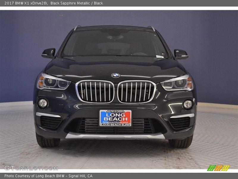 Black Sapphire Metallic / Black 2017 BMW X1 xDrive28i