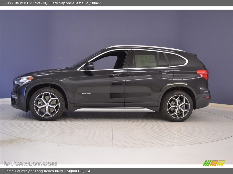 Black Sapphire Metallic / Black 2017 BMW X1 xDrive28i