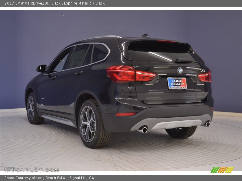Black Sapphire Metallic / Black 2017 BMW X1 xDrive28i