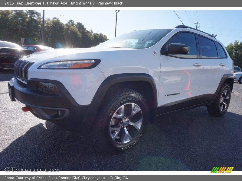 Bright White / Trailhawk Black 2015 Jeep Cherokee Trailhawk 4x4