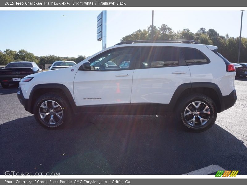 Bright White / Trailhawk Black 2015 Jeep Cherokee Trailhawk 4x4