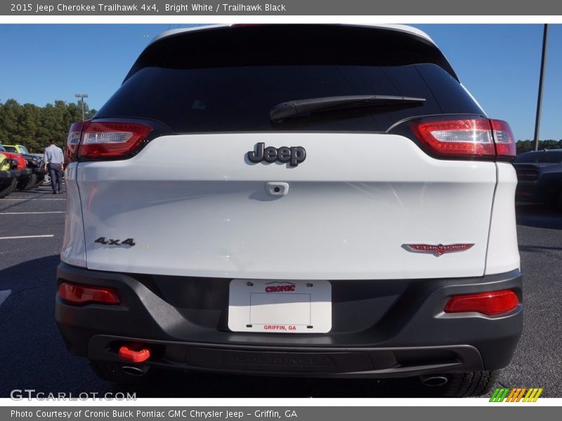 Bright White / Trailhawk Black 2015 Jeep Cherokee Trailhawk 4x4