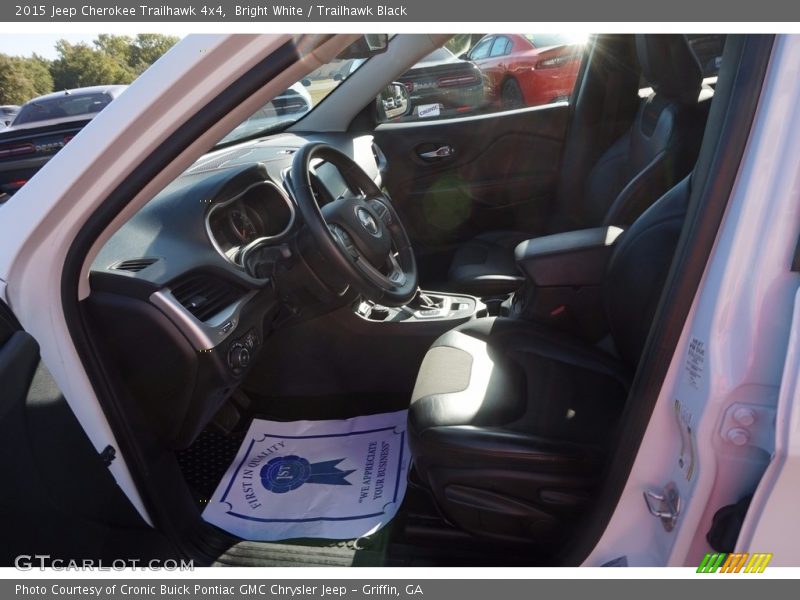 Bright White / Trailhawk Black 2015 Jeep Cherokee Trailhawk 4x4