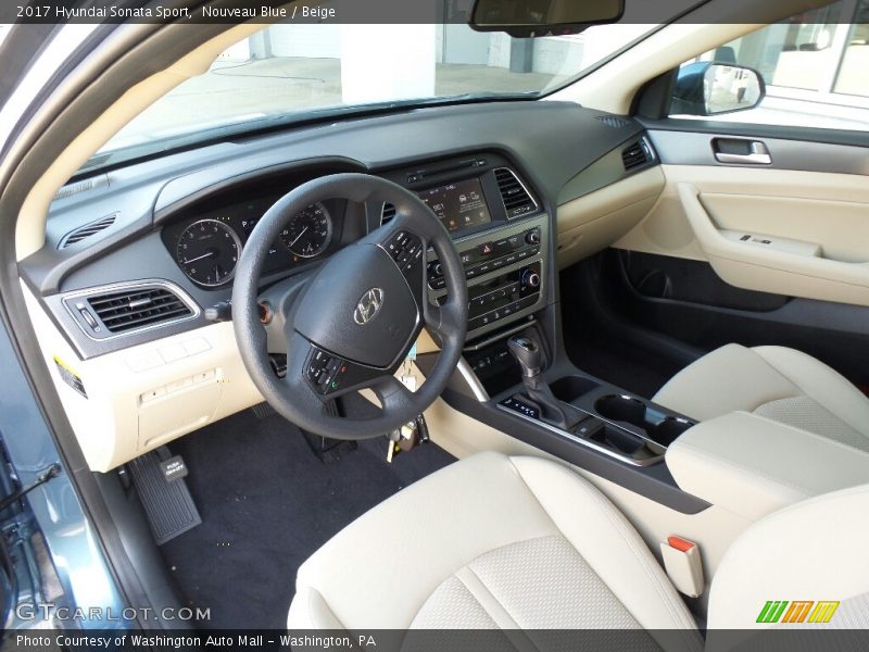  2017 Sonata Sport Beige Interior