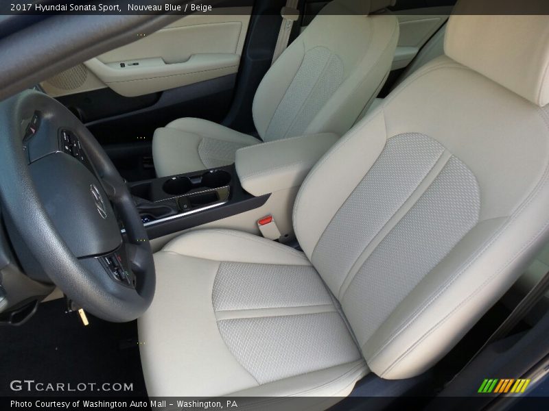 Nouveau Blue / Beige 2017 Hyundai Sonata Sport