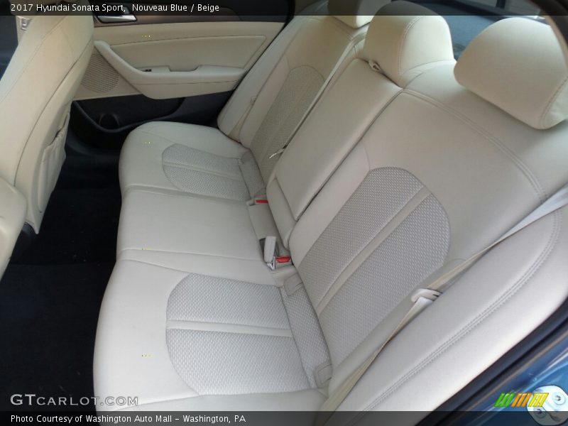 Rear Seat of 2017 Sonata Sport