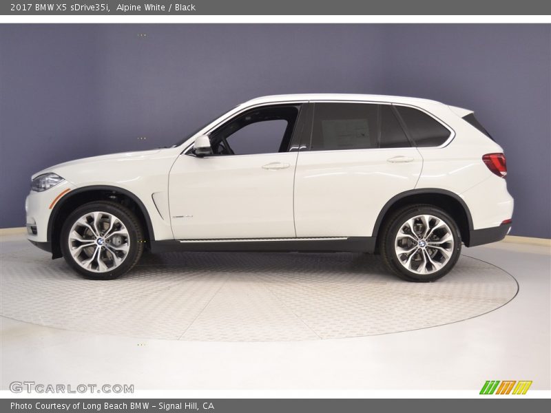 Alpine White / Black 2017 BMW X5 sDrive35i