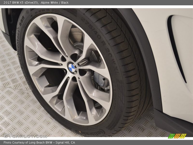 Alpine White / Black 2017 BMW X5 sDrive35i