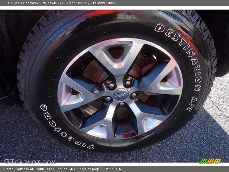 Bright White / Trailhawk Black 2015 Jeep Cherokee Trailhawk 4x4