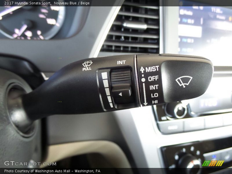 Nouveau Blue / Beige 2017 Hyundai Sonata Sport