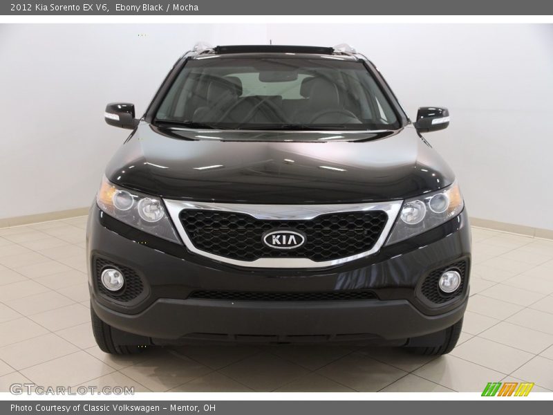 Ebony Black / Mocha 2012 Kia Sorento EX V6