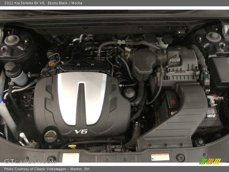 Ebony Black / Mocha 2012 Kia Sorento EX V6