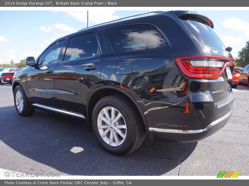 Brilliant Black Crystal Pearl / Black 2014 Dodge Durango SXT