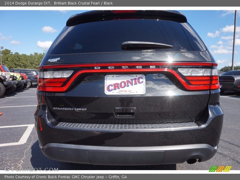 Brilliant Black Crystal Pearl / Black 2014 Dodge Durango SXT